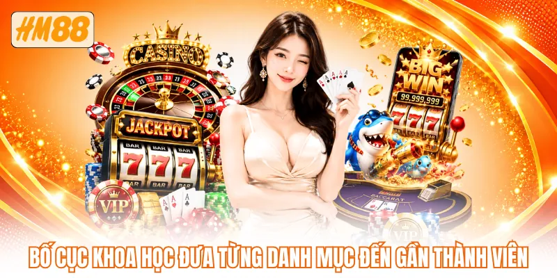  Bố cục khoa học đưa từng danh mục đến gần thành viên