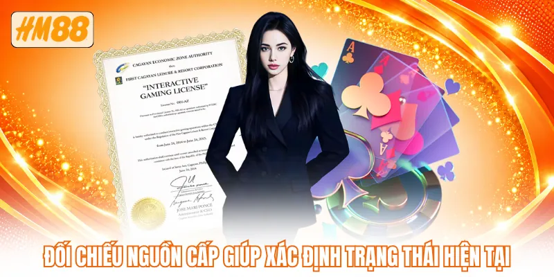 Đối chiếu nguồn cấp giúp xác định trạng thái hiện tại Đối chiếu nguồn cấp giúp xác định trạng thái hiện tại